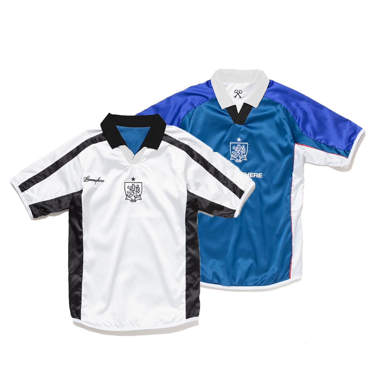 へ*ー様 lamersphere スウェット 10.REVERSIBLE FOOTBALL SHIRTS (White&Blue) | lamersphere