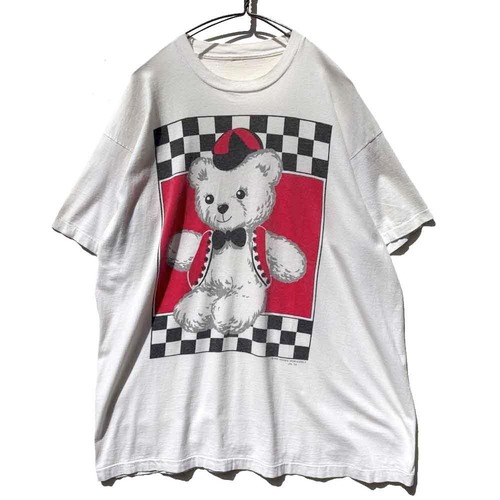 【AMANTE SPORTSWORLD】Vintage Animal Design Print T-Shirt【1991s】Vintage Print T-Shirt
