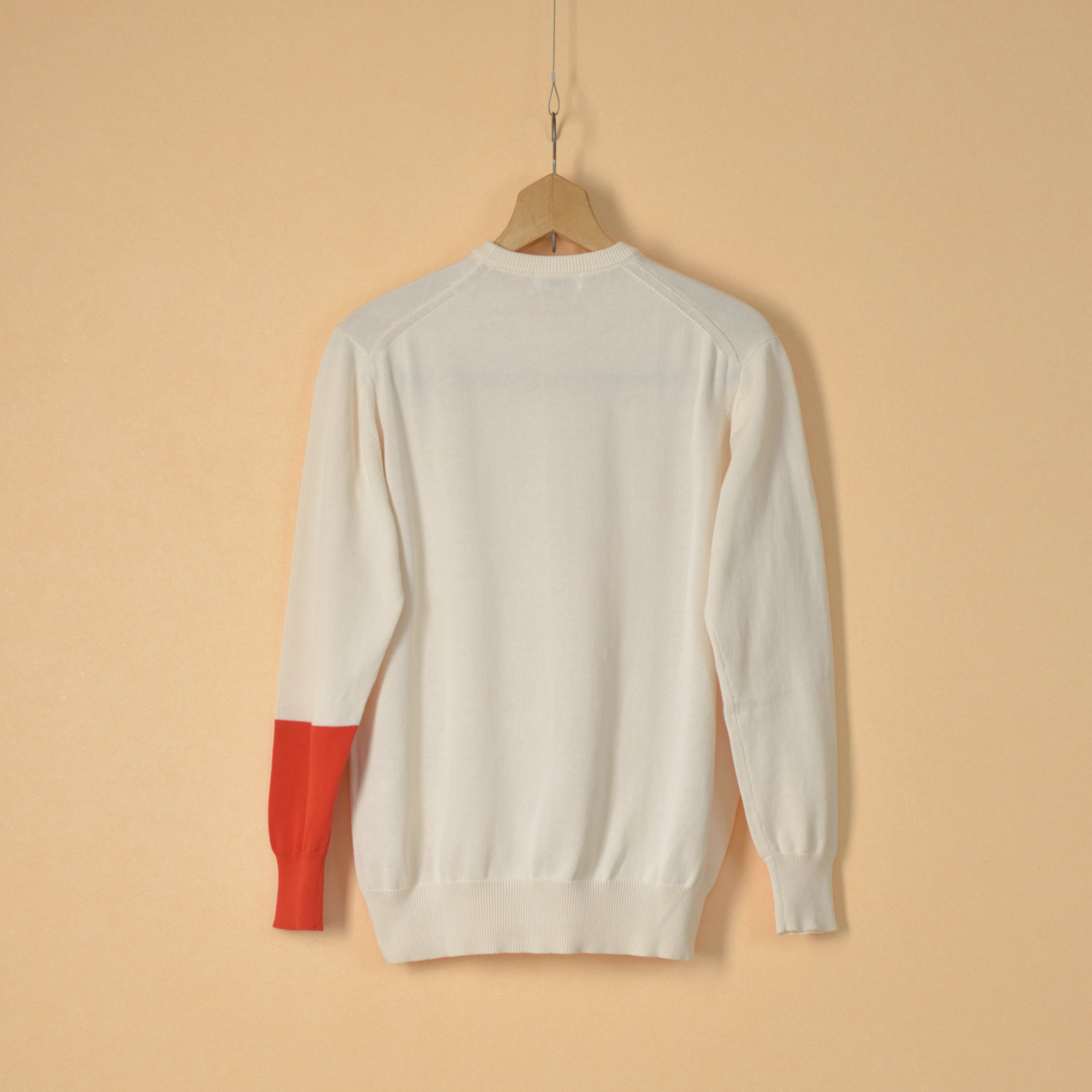 atelier naruse アトリエナルセ コットンニットバイカラースリーブ