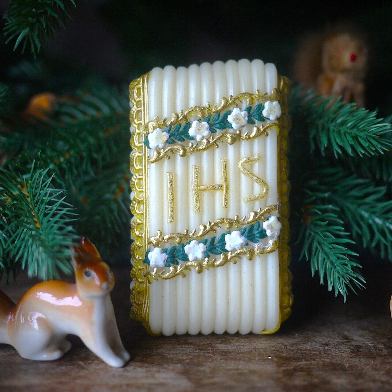 IHS 装飾ワックス Wachsstock 修道院手芸