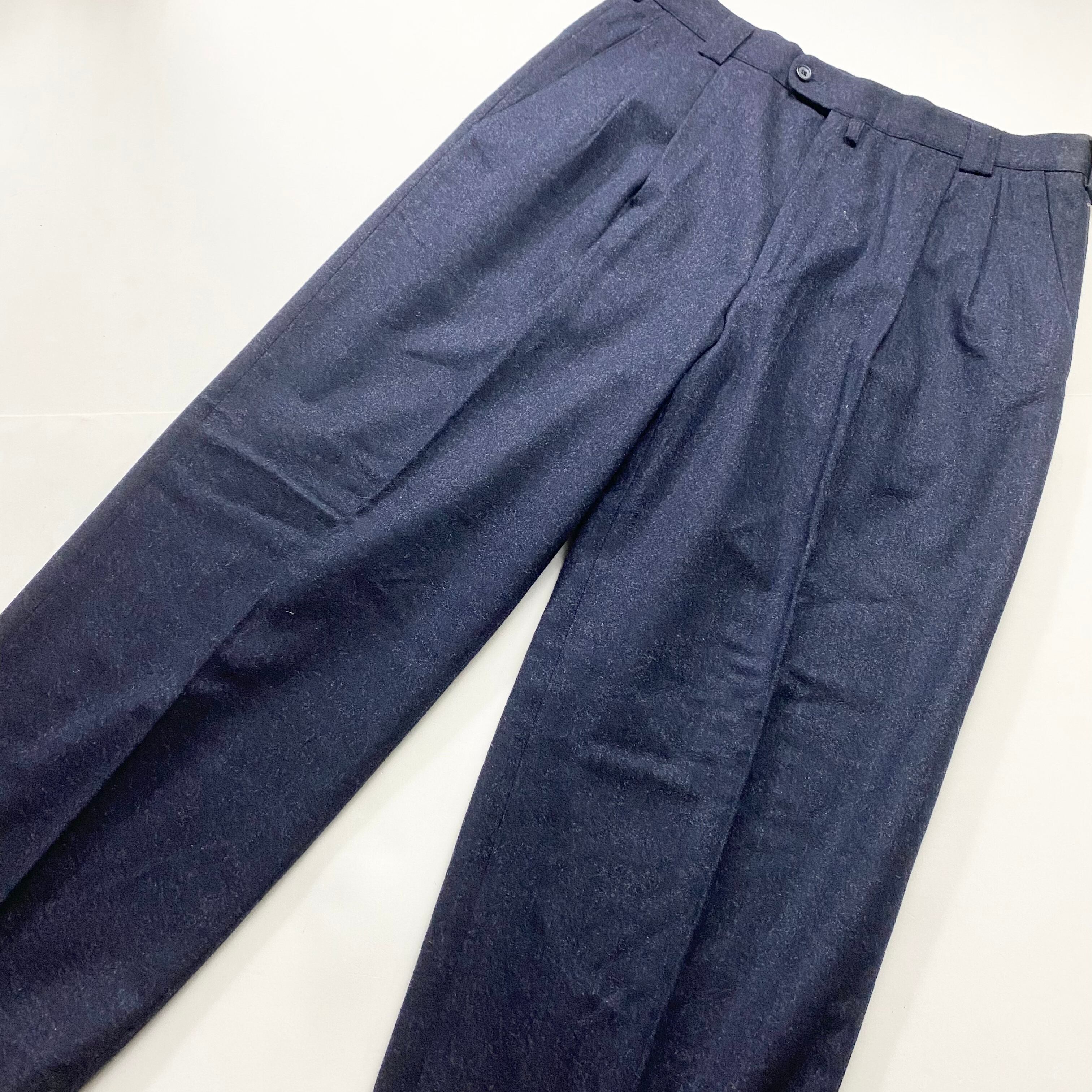 GIANNI VERSACE 3タックスラックスパンツ ダークグレー/OW316 GIANNI VERSACE 3タックスラックスパンツ ダークグレー/OW316