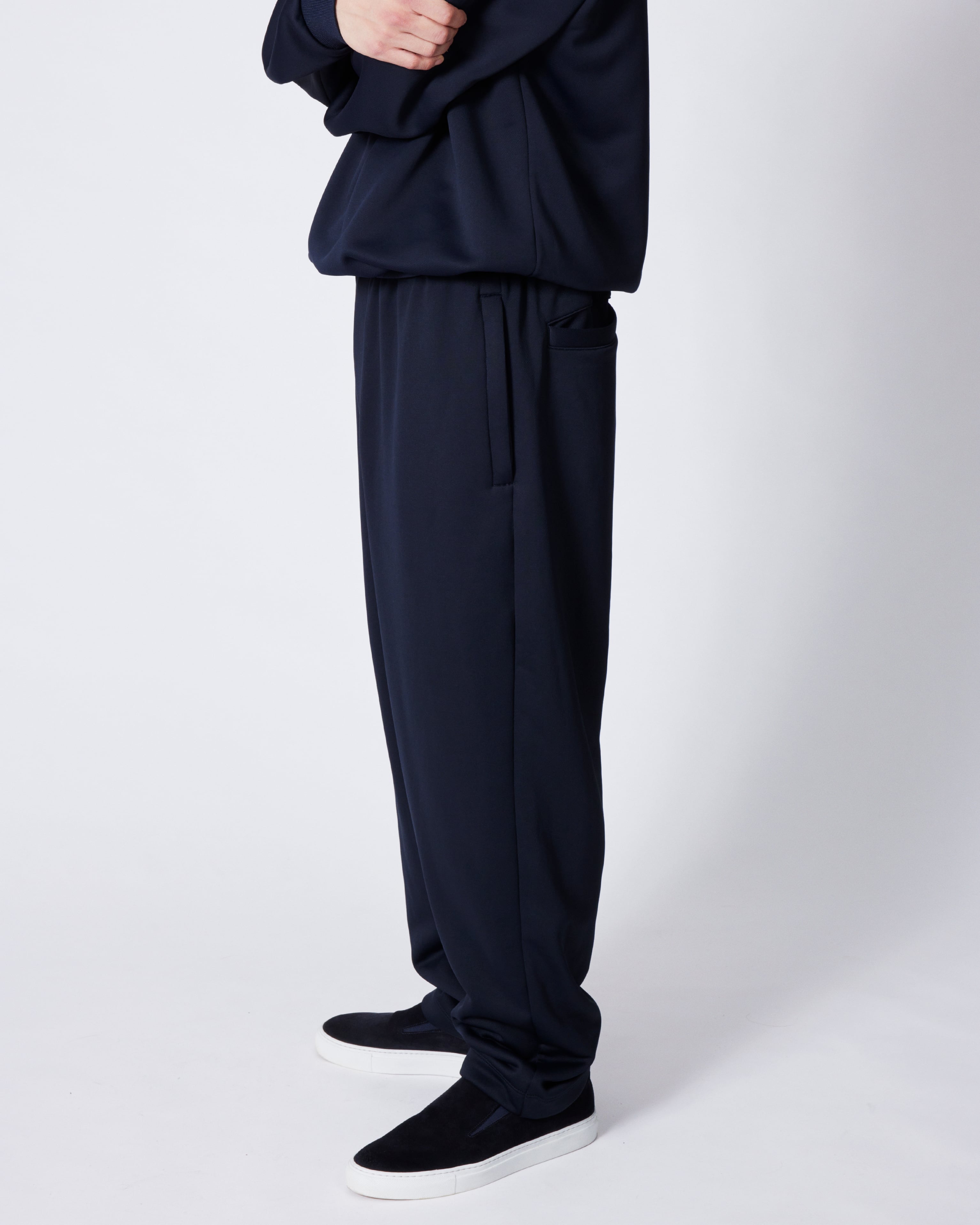 everyone polyester terry track pants (NAVY) | everyone