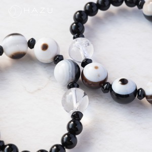 高ランク・魔除けの天眼石ブレス［天眼石／モリオン／オニキス／アイリスクォーツ］