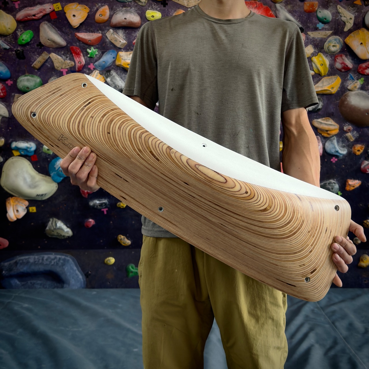 【木製クライミングホールド】DUAL SLOPER-4 06 [L]