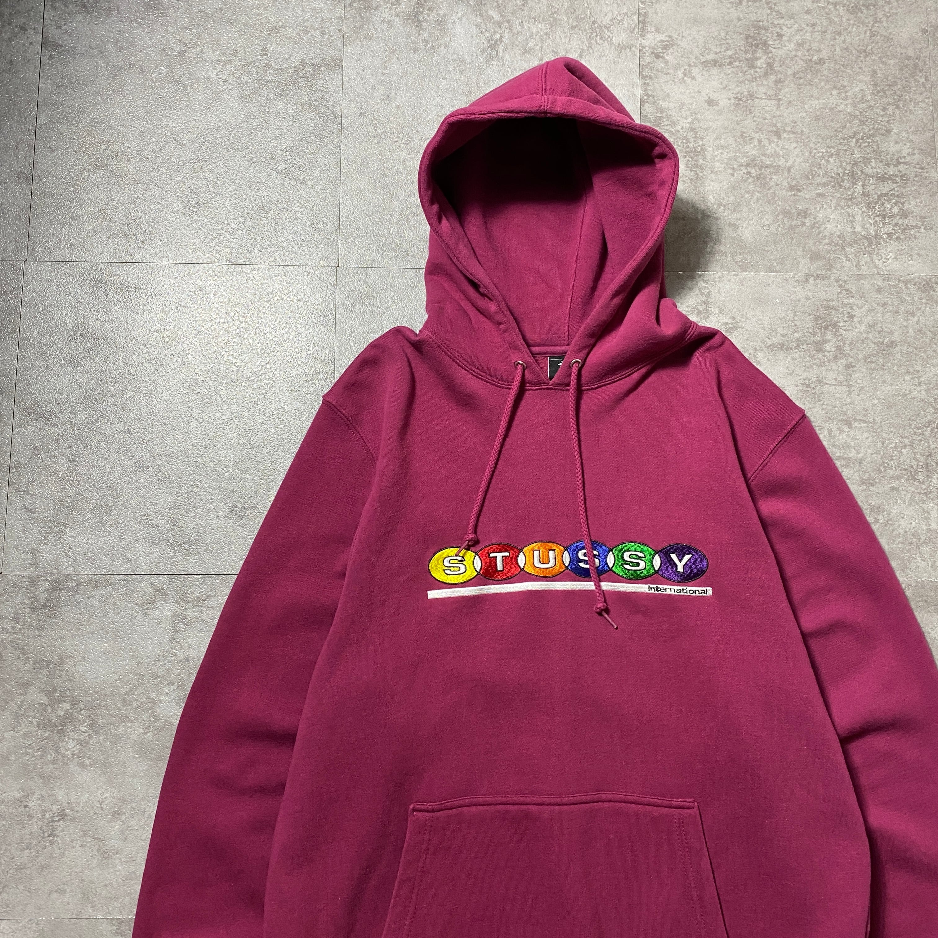 stussy ステューシー 刺繍立体ロゴ グレー スウェット トレーナー