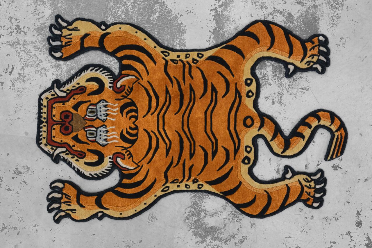 Tibetan Tiger Rug 《Sサイズ•プレミアムウール539》チベタンタイガー