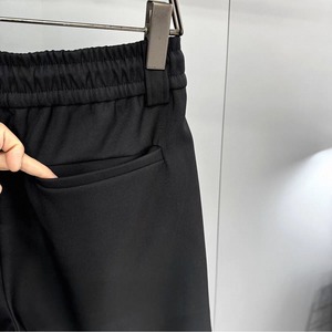 Pleated drawstring wide shorts 1441