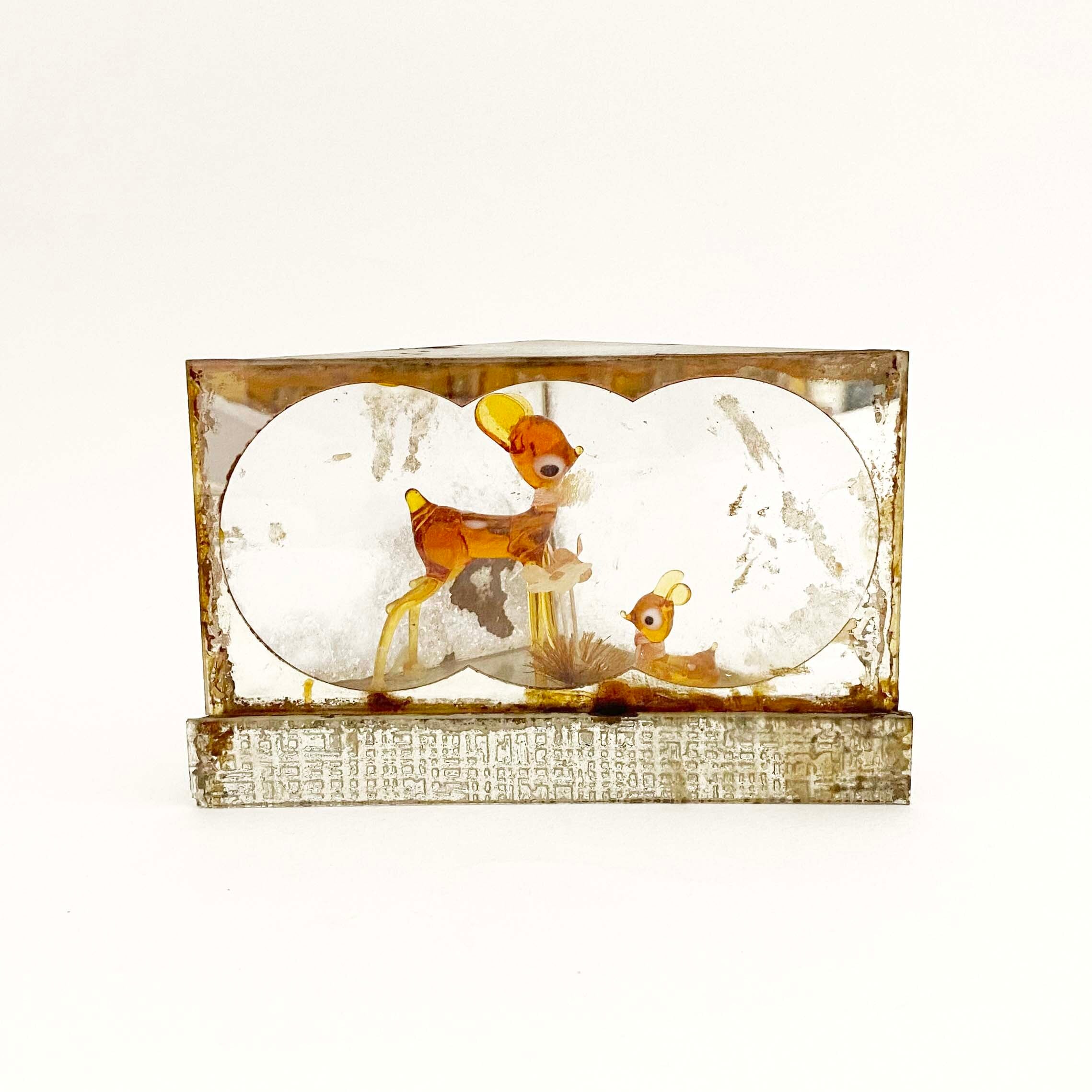 ヴィンテージ ガラス細工（バンビ）