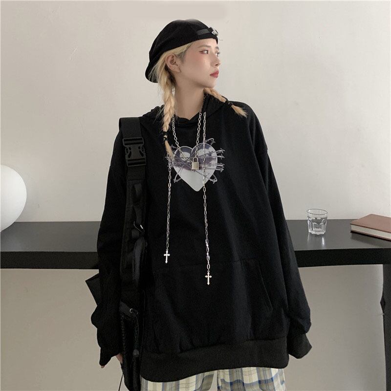 薄手フードセーター レディースオータムルーズプルオーバー ジャケット ロング 大きめサイズ かわいい 秋物 ケッペル18921128014