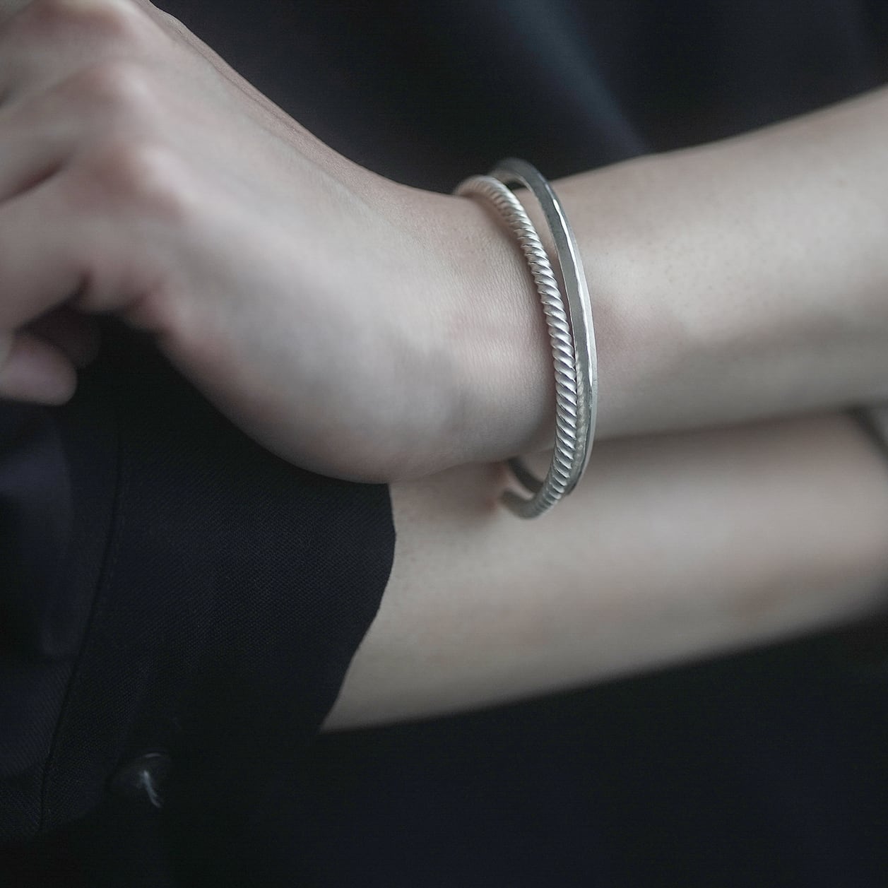 mine （純銀） Bangle | nibi