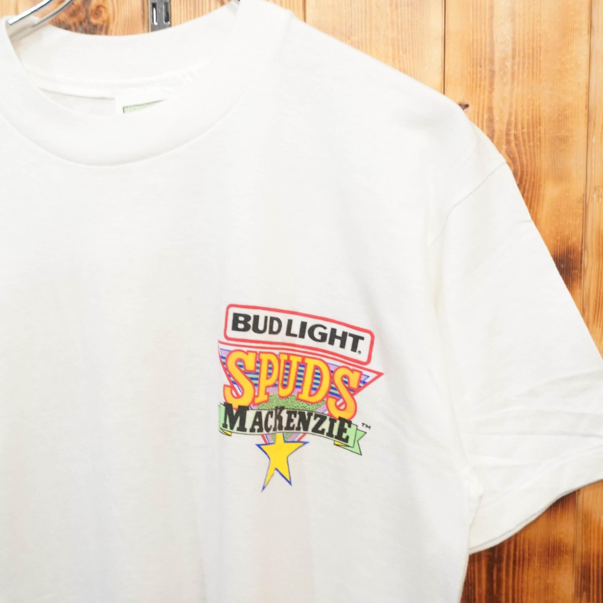 80s bud light バドライト Tシャツ 1988年 L/ヴィンテージ 袖シングル