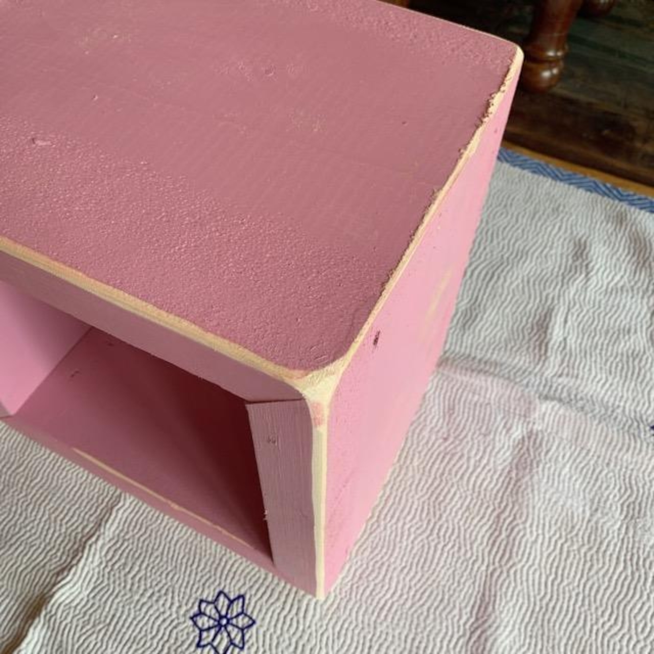 TOPANGA Furniture カラフルウッドボックス Sサイズ/ピンク