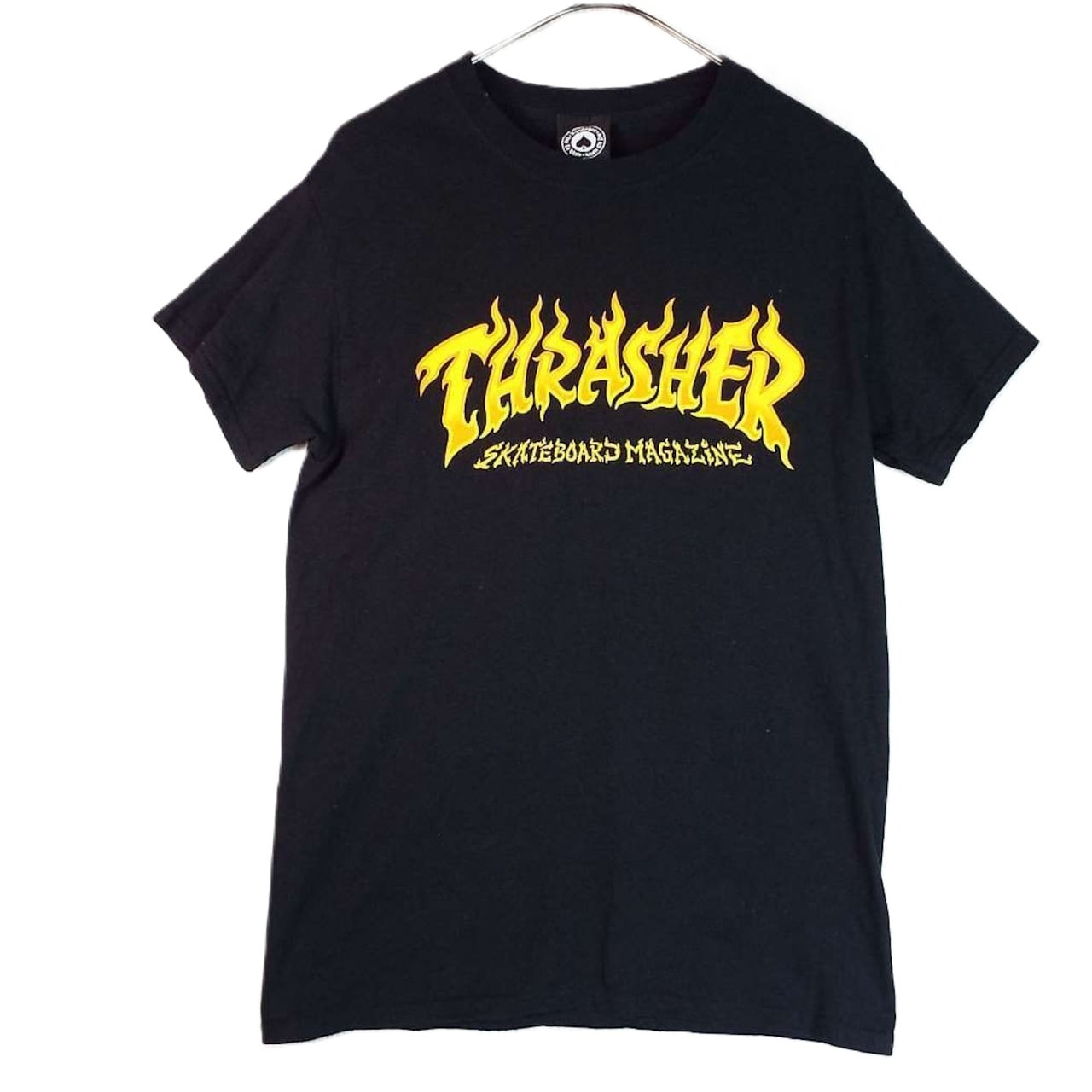 【希少】スラッシャー × ガール コラボ ファイヤーロゴ Tシャツ Lサイズ THRASHER（スラッシャー） (公式） tシャツ ロゴT MAG LOGO Tシャツ