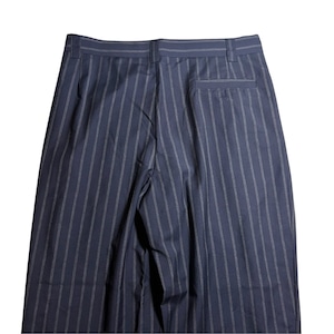 vintage GIANNI VERSACE stripe wool slacks