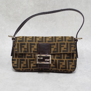 ※Reserved items※　FENDI フェンディ ズッカ柄 マンマバケット ミニ ハンドバッグ ジャガードキャンバス 1571