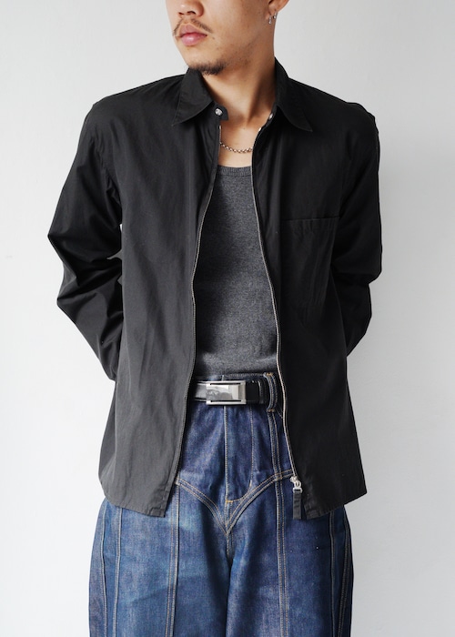 90's agnes b. homme zip up cotton shirt 90's agnes b. homme zip up cotton shirt