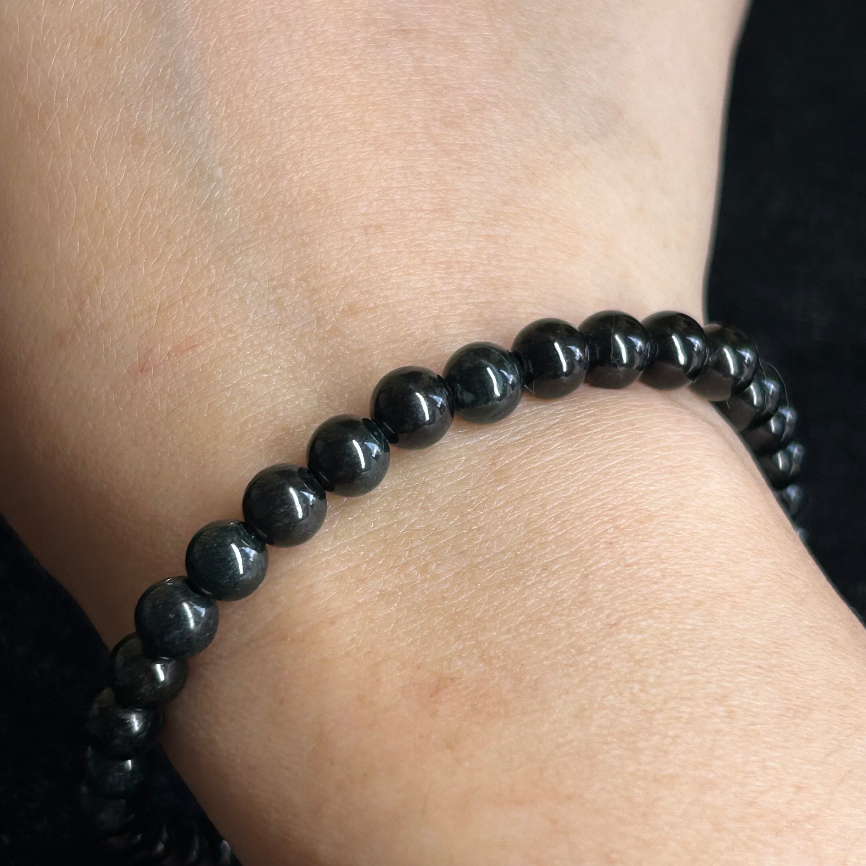 本翡翠ブレスレット 黒翡翠 ミャンマー産 セール品 | FARBE