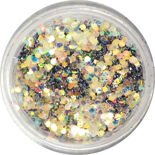 グリッターミックスホログラム　GMH-3 シルバーアッシュ　プリンセスジュエリー