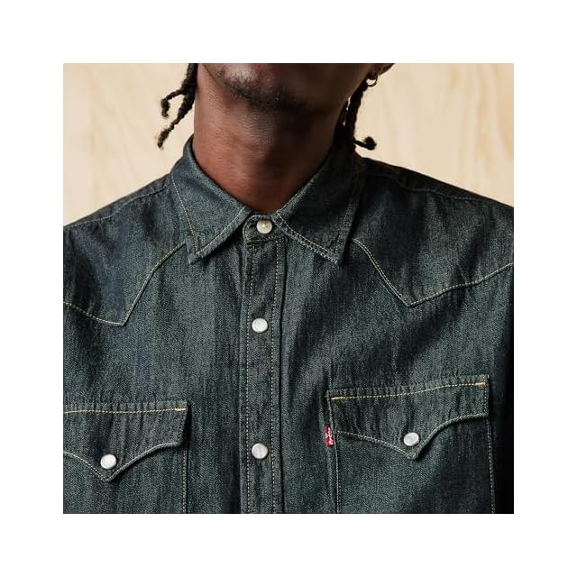 リーバイス] デニムシャツ CLASSIC WESTERN ウエスタンシャツ 長袖