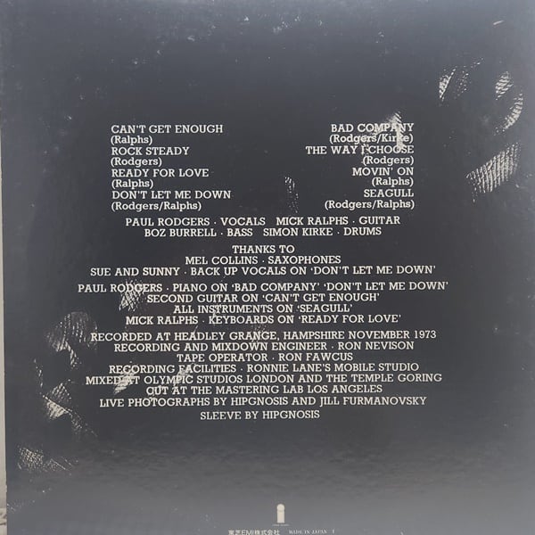 Bad Company / Bad Company [ILS-80057] - 画像2