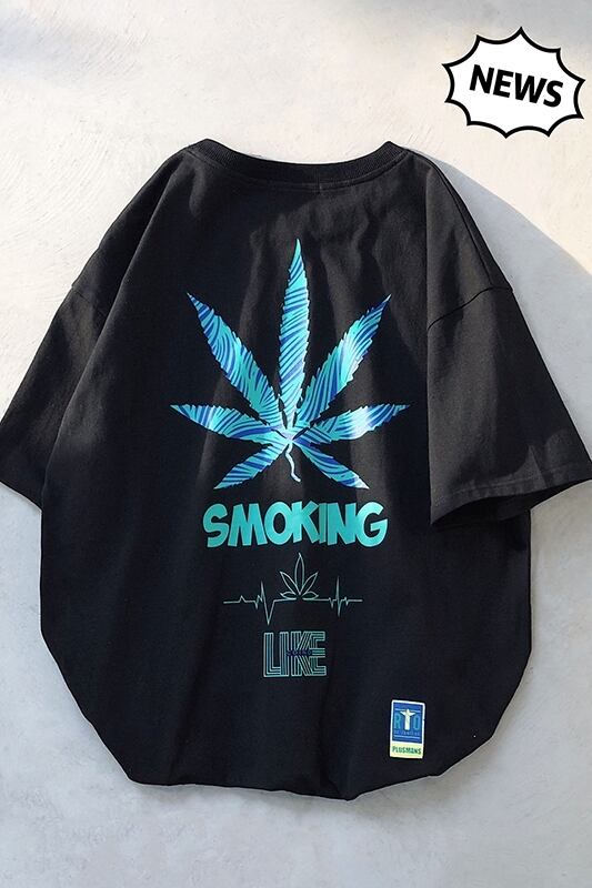 全2色 Tシャツ カットソー プリント カジュアル シンプル