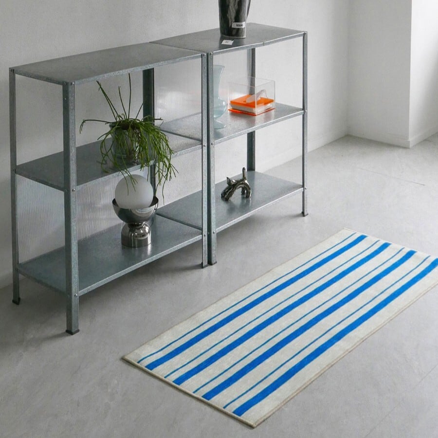 Surfer Stripe 洗える キッチンマット 45×120