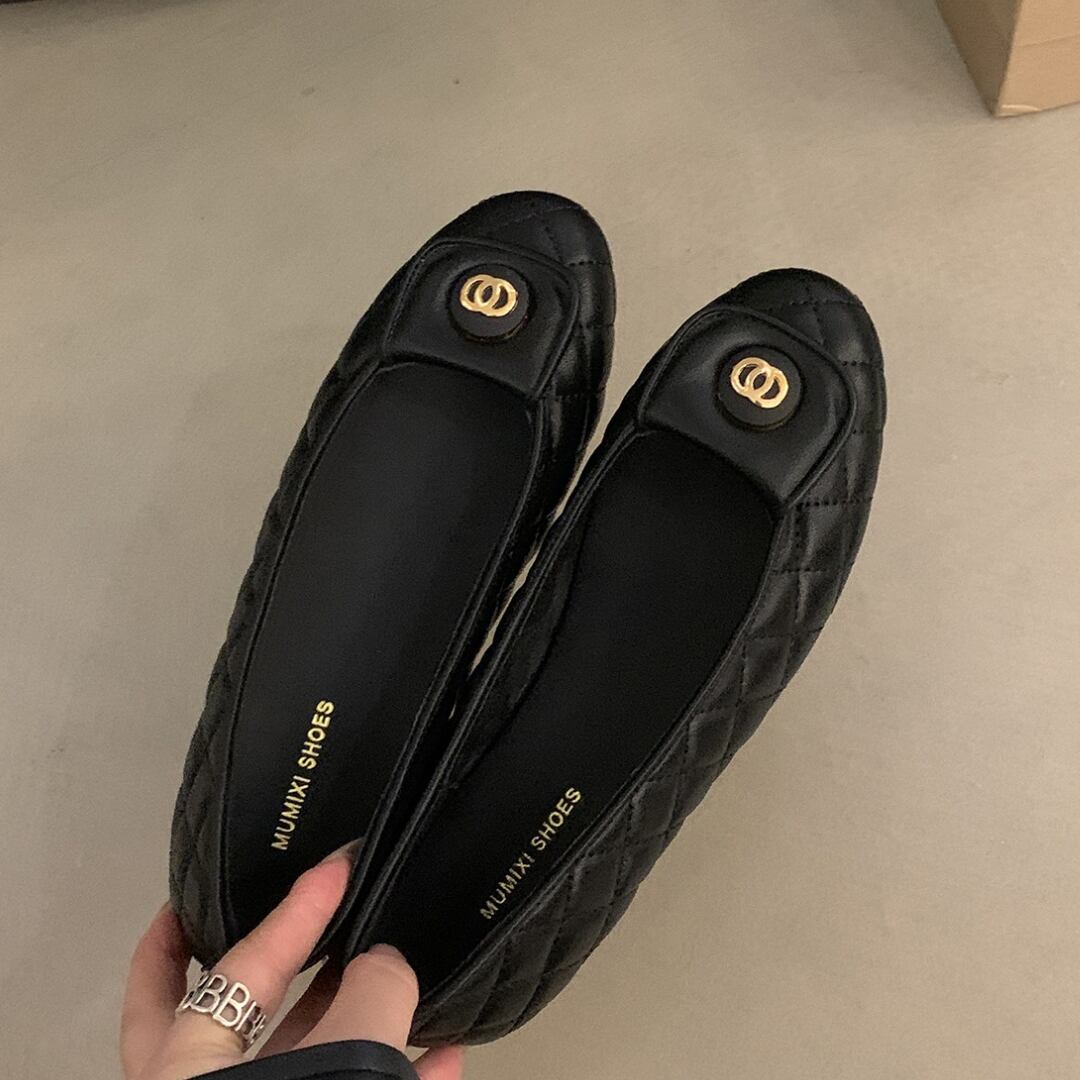 キルティング フラット パンプス 3412462