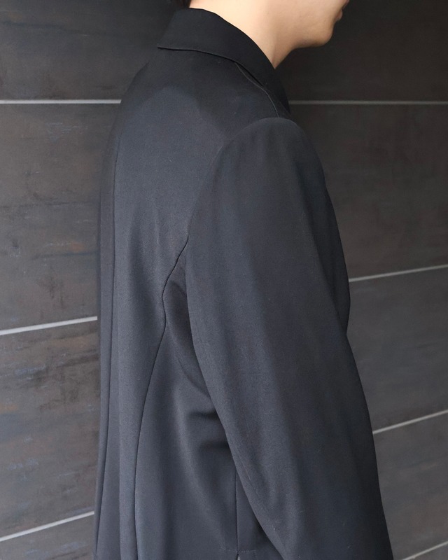 minimal flyfront jacket