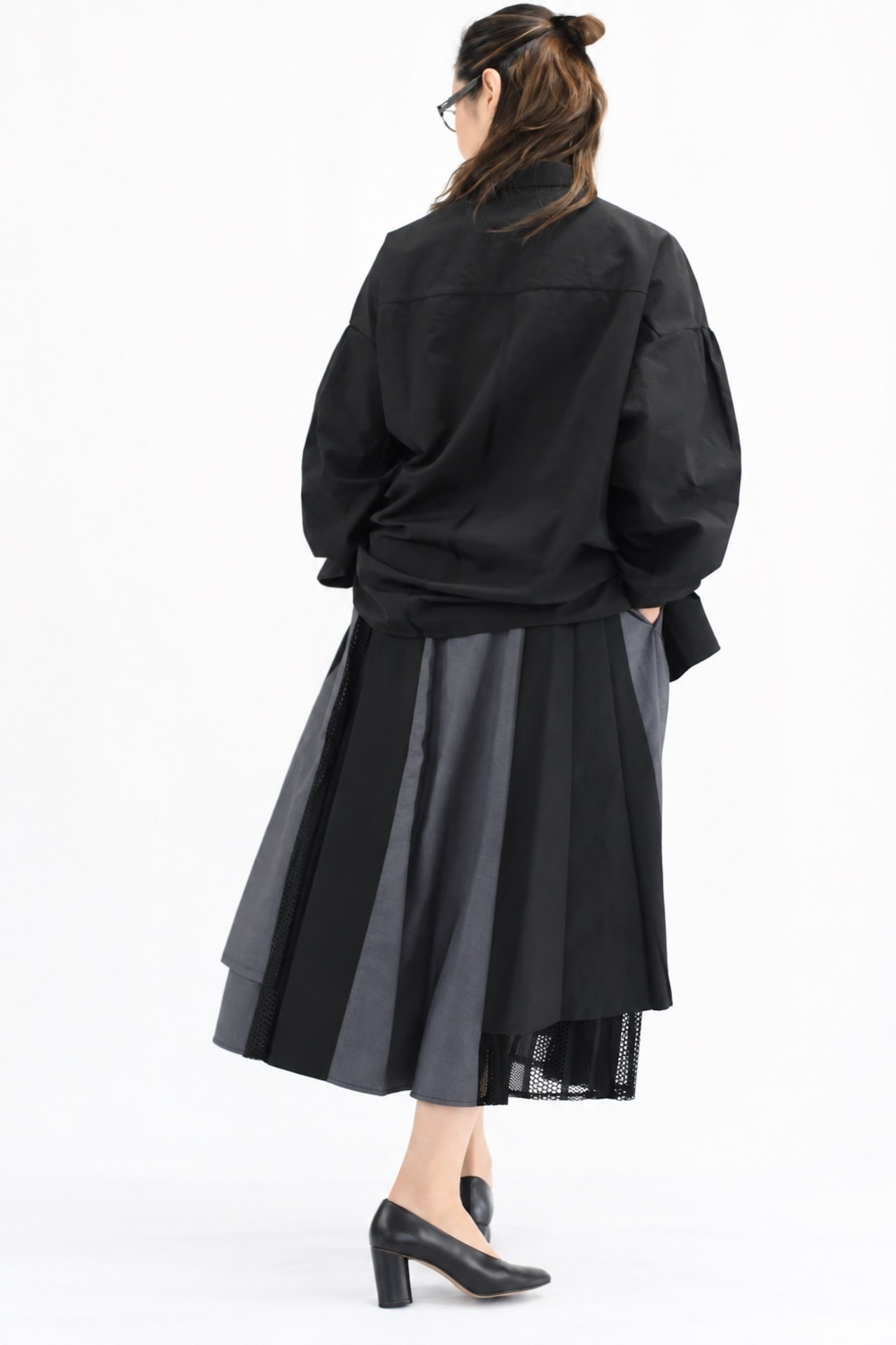 【Parc.1】Lace layered flare skirt(102-116331)