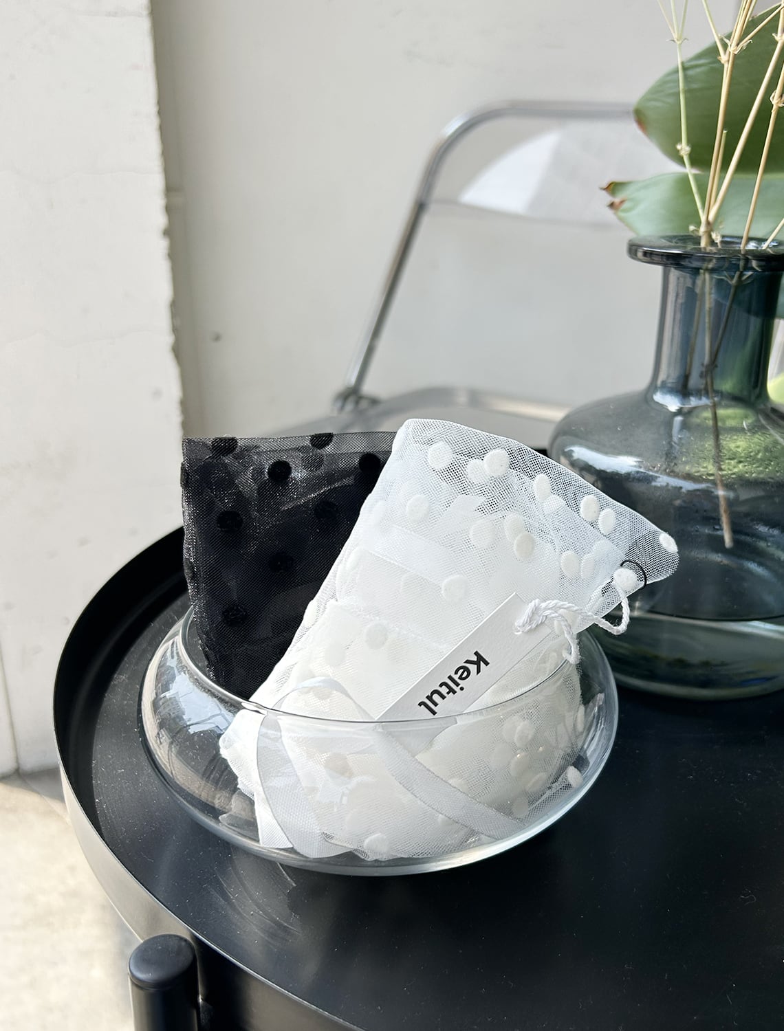 ドットシースルー ソックス