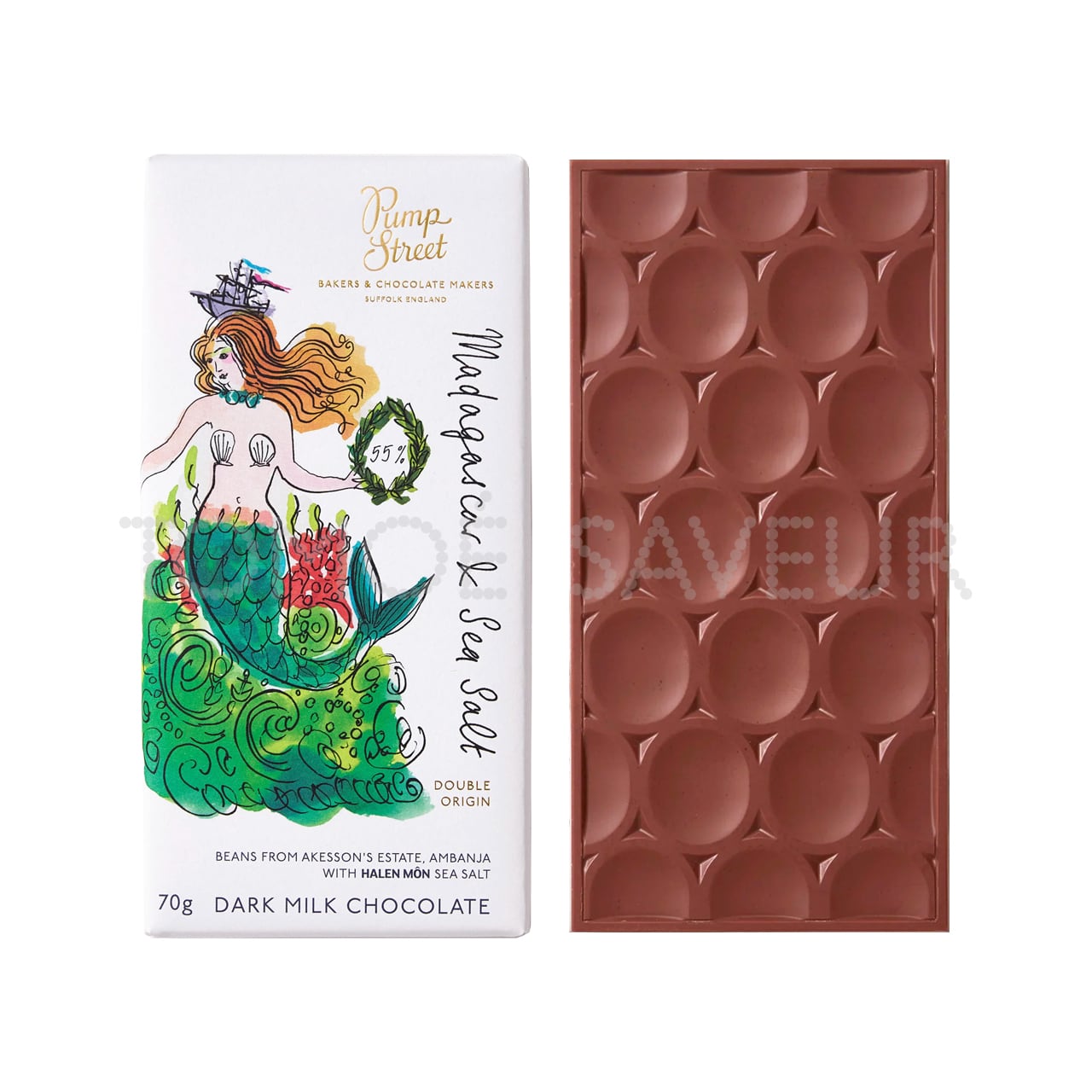 マダガスカル&シーソルト55%〈パンプストリートチョコレート〉