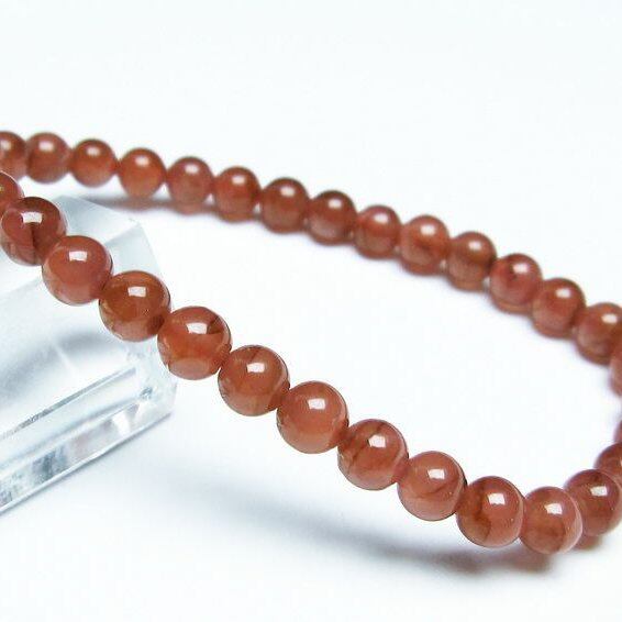 インカローズ ブレスレット 6mm 一点物 メール便可 [M便 1/10] 111-27536