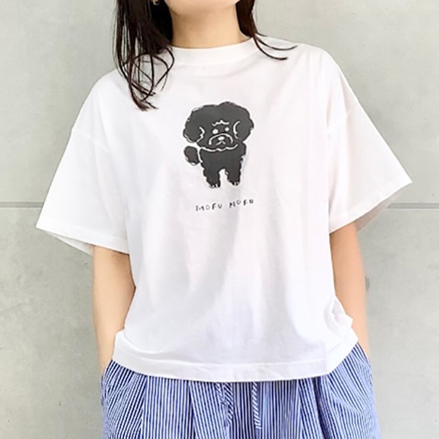 モフモフTee｜オリジナルトイプードルプリント