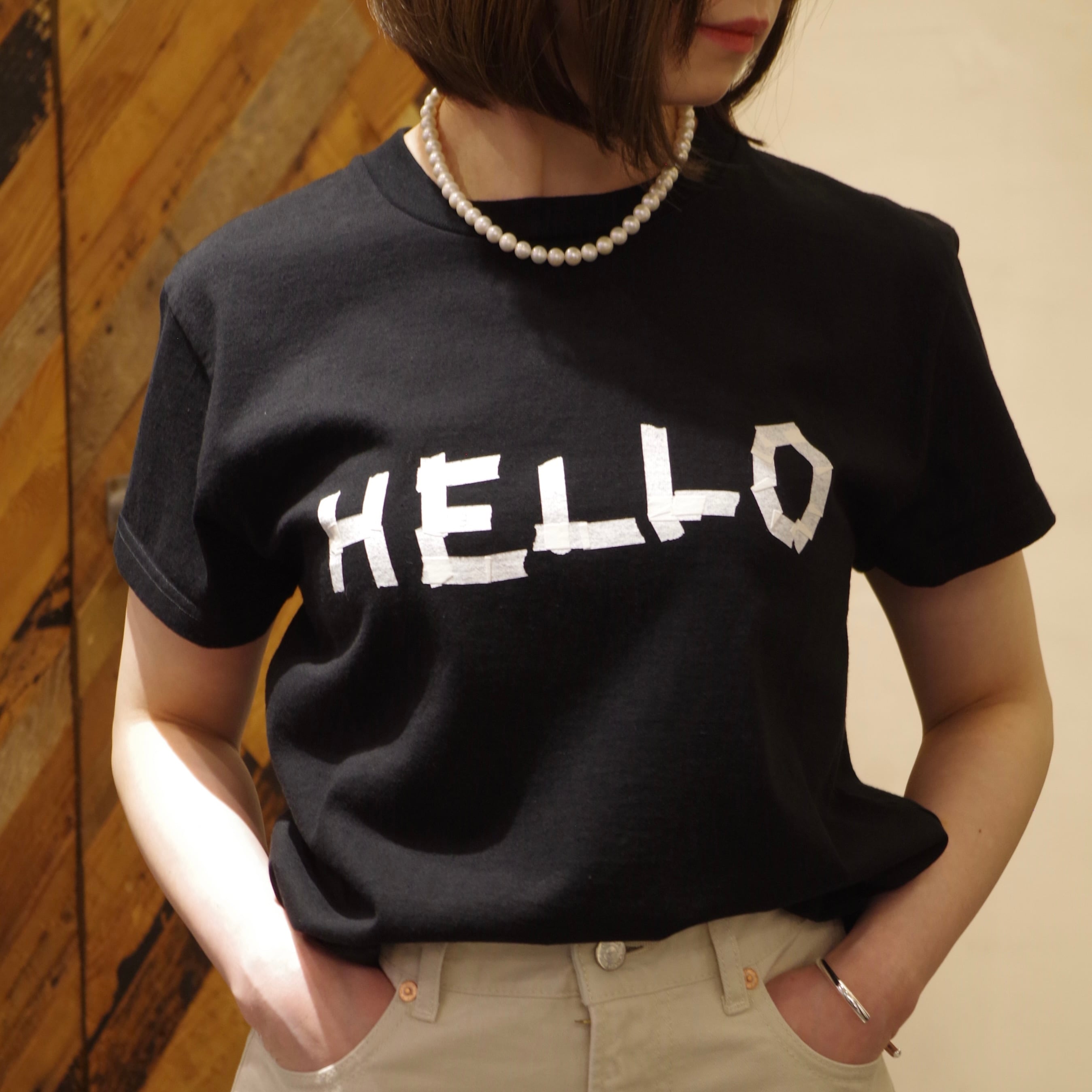 Oblada TAPE PRINT TEE | 1F Store