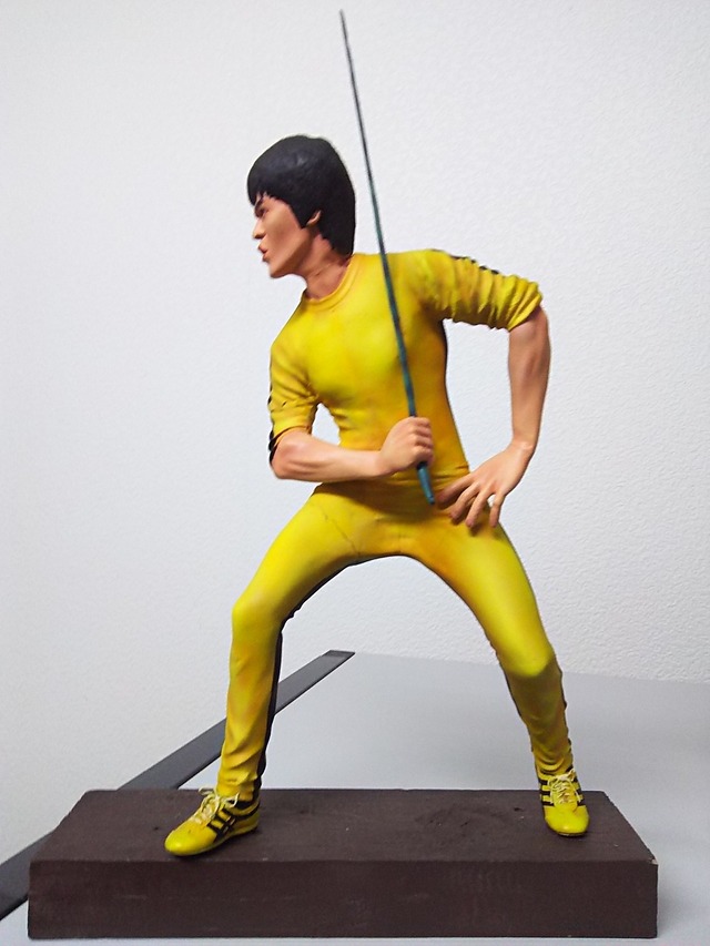 絶版】ブルース・リー ガレージキット 完成品 死亡遊戯【即決】❇最終 