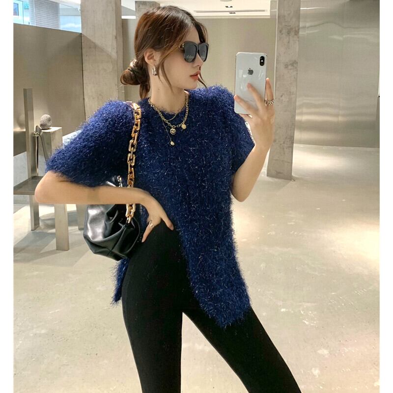 レッドセーター オータムロングカジュアルトップス 秋物 ガールズファッション38934064880