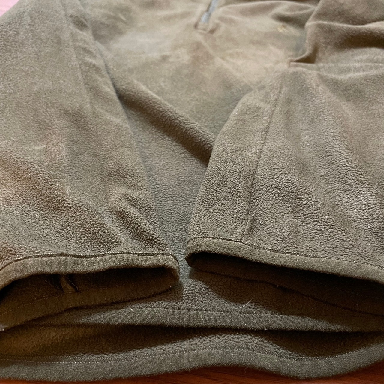 【adidas】ハーフジップ プルオーバー CLIMAWARM フリース フリーストライプ  アメリカ古着