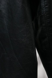 GAP black cow leather jacket