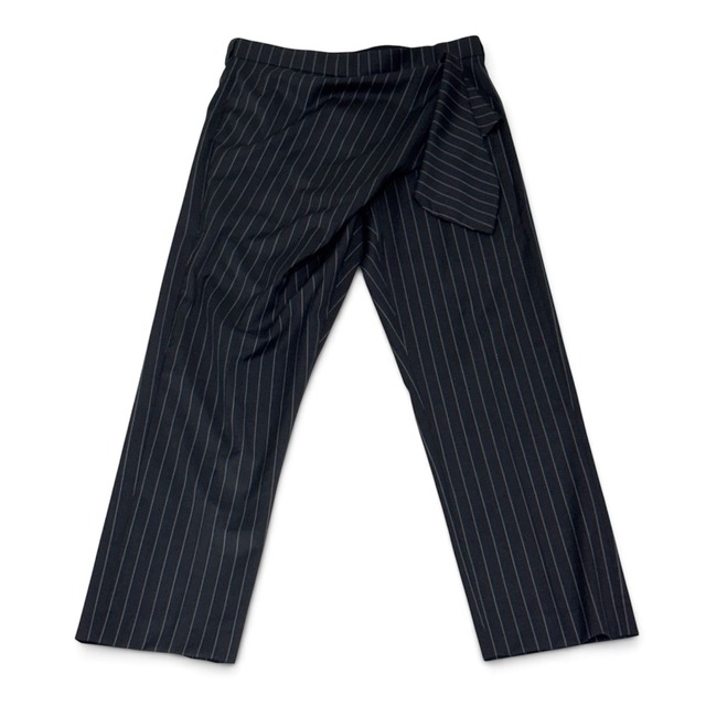 JW ANDERSON フォールドオーバートラウザーズ ストライプ　ジェイダブルアンダーソン