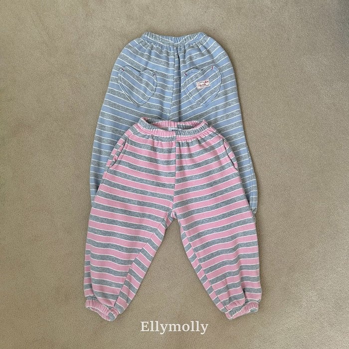 予約 ● grey heart jogger pt / ellymolly