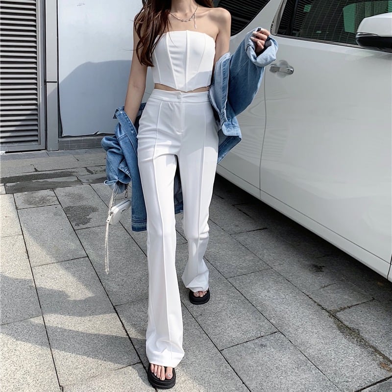 トップス サマーストラップレスショートジャケット 夏物 ヨーロピアン ブラックストロベリース16402575272