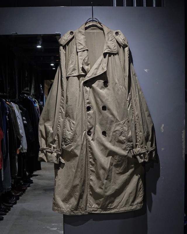 【add (C) vintage】"Acne" Vintage Mercerized Cotton Trench Coat
