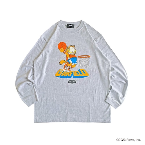 GARFIELD×CRATE DUNK L/S T -SHIRT GRAY