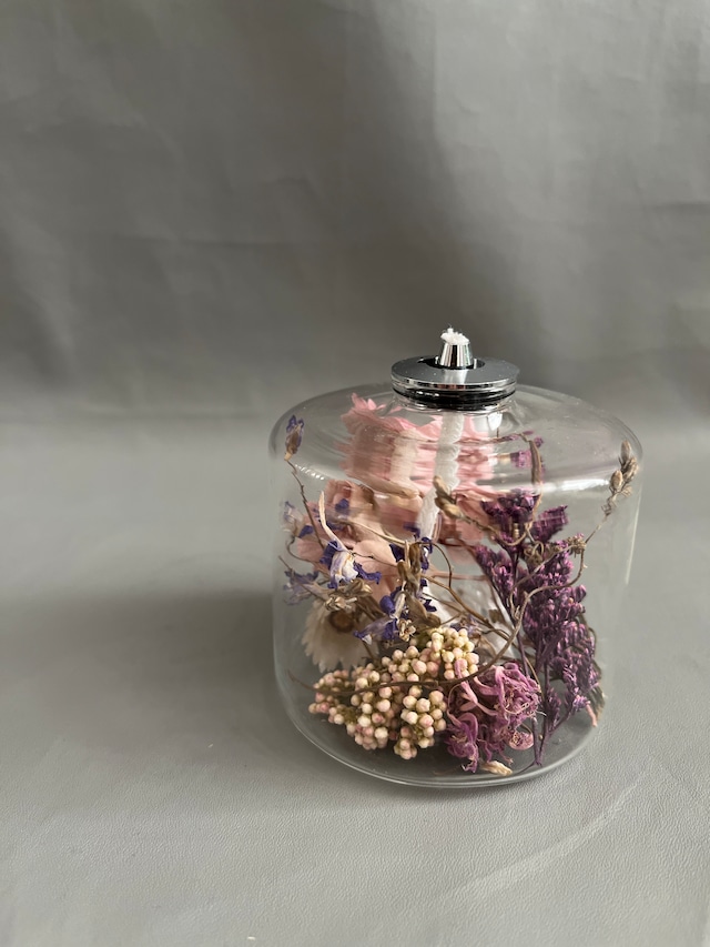 herbier fragrance oil lamp pink 　ボタニカル オイル ランプ