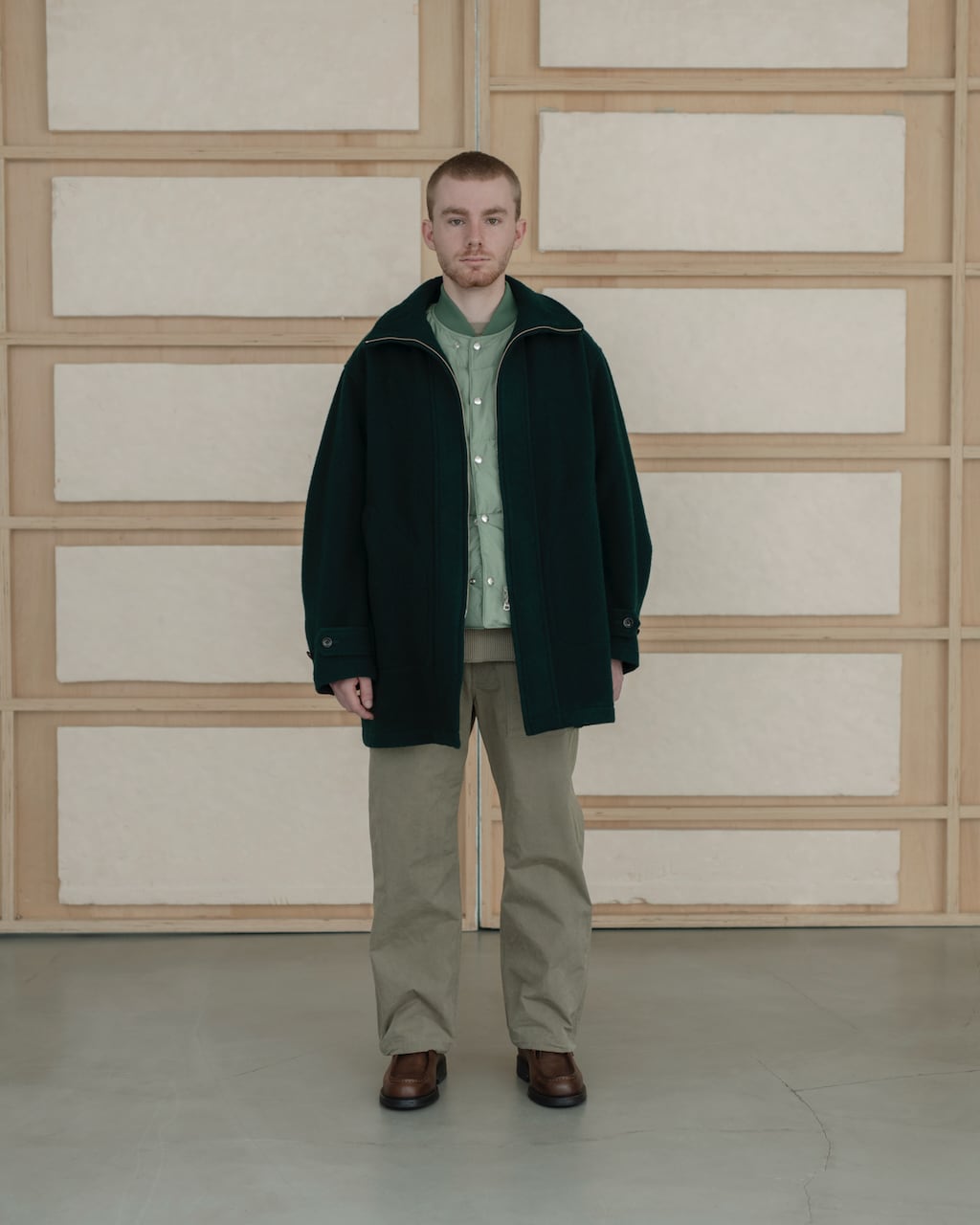 PHIGVEL WAXED CLOTH STRING TROUSERS | HUMAN and THINGS