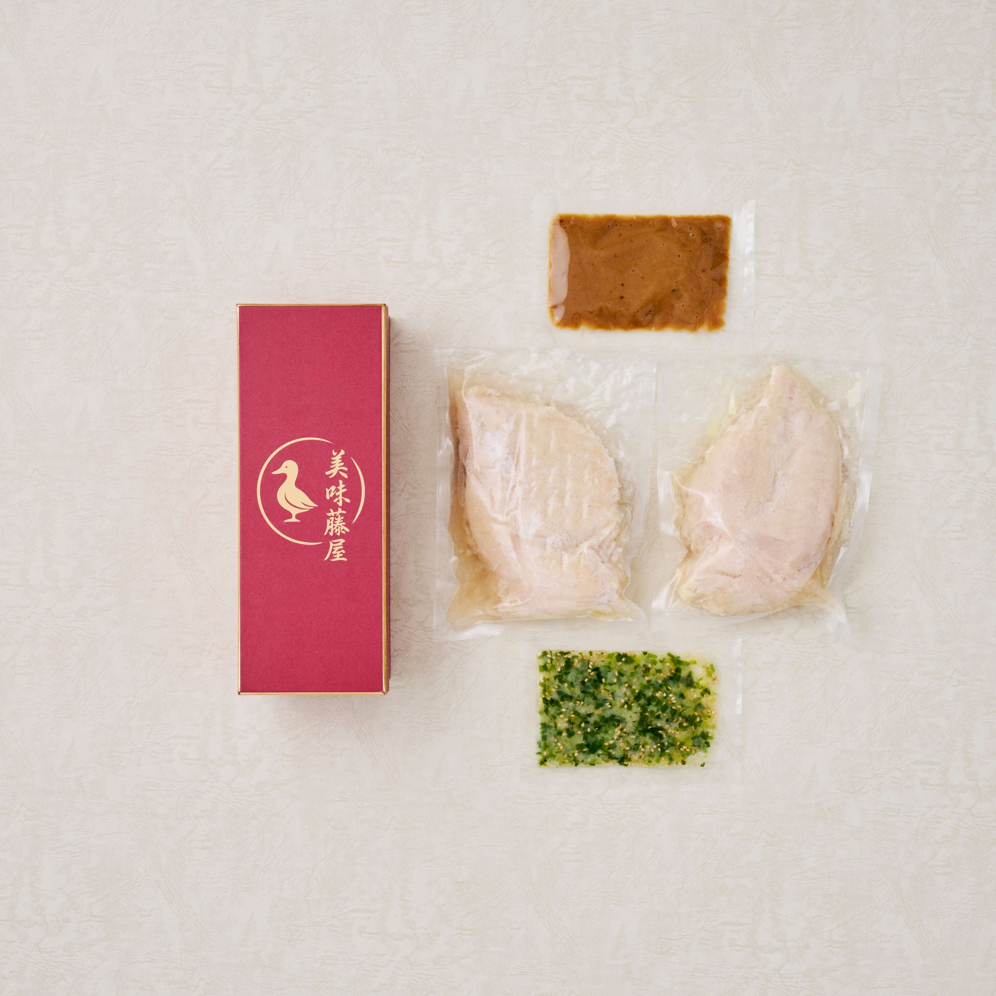 ギフト用詰め合わせ（チキンブレスト、ビーフ赤ワイン煮）