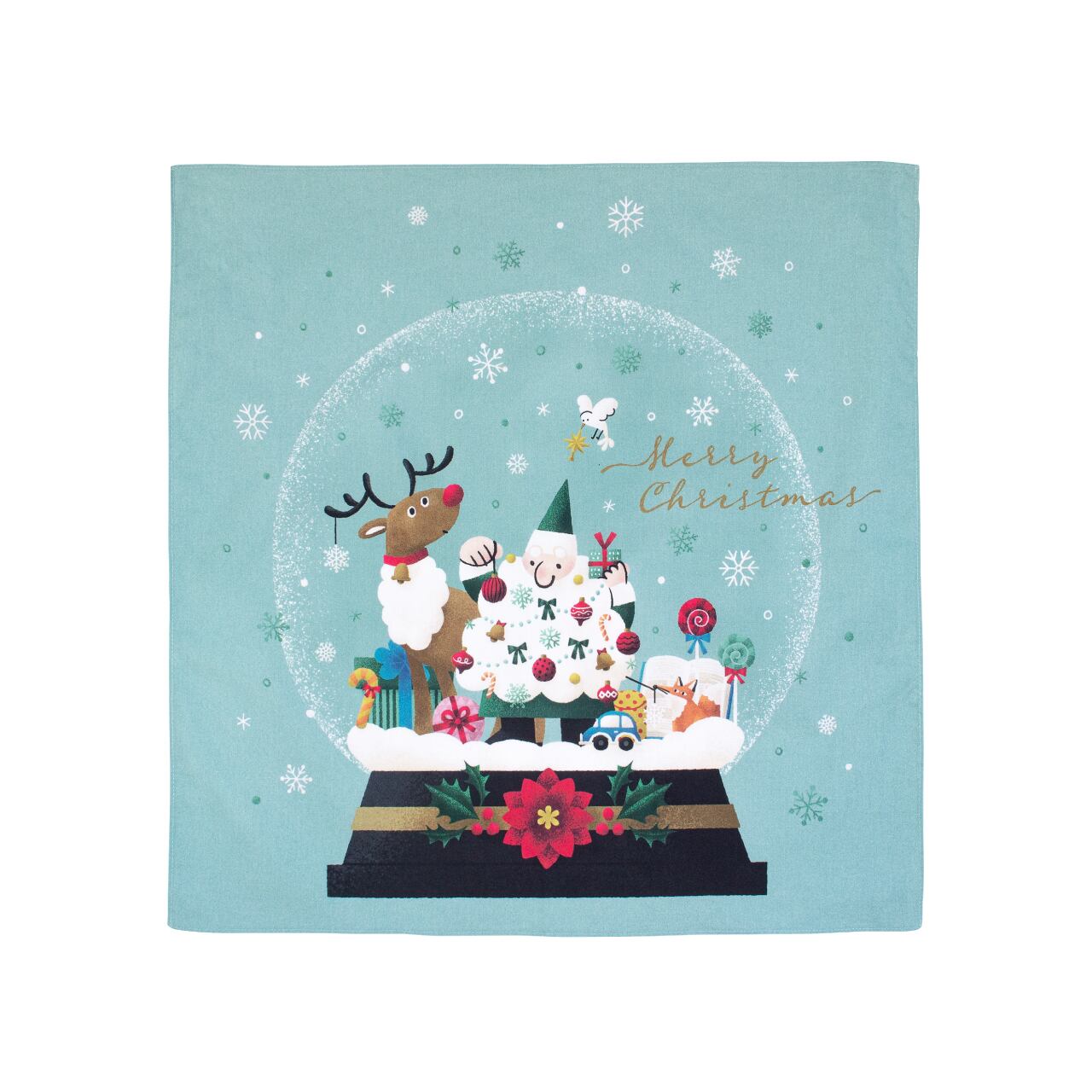 【ネコポス対応】Christmas Handkerchief 【ANGERS Original】