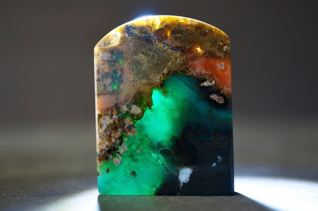インドネシア産ブルーペトリファイドウッド Blue Opalized Petrified Wood 1976