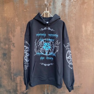 VETEMENTSVITAL EXISTENCE HOODIEBLACK