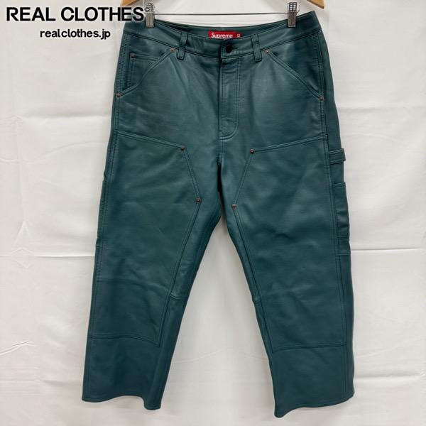 Supreme/シュプリーム【23AW】Leather Double Knee Painter Pant